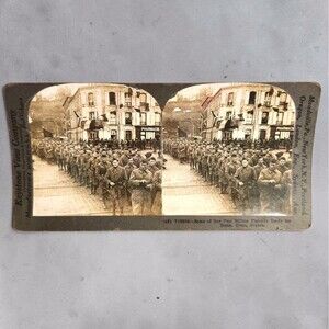 WWI Keystone Stereoview V19266 Two Million Fighters Ready for Home Brest France